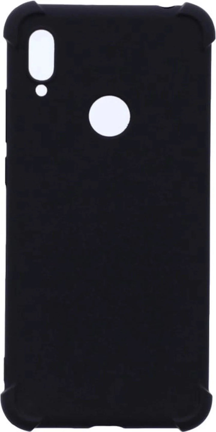 Huawei Y6 2019 Hoesjes – Siliconen Backcover – Schokbestendig – Anti Shock – Zwart-Ilumina Benelux