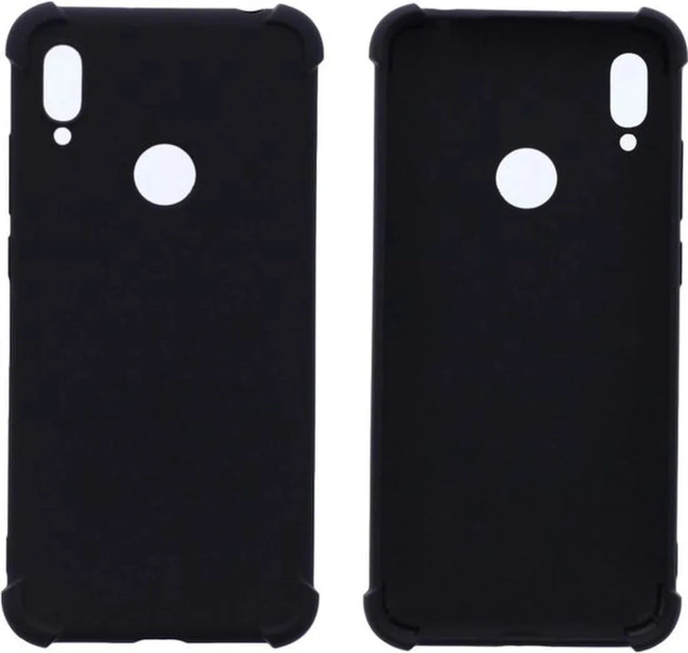 Motorola Moto E6 Plus Hoesjes – Siliconen Backcover – Schokbestendig – Anti Shock – Zwart-Ilumina Benelux