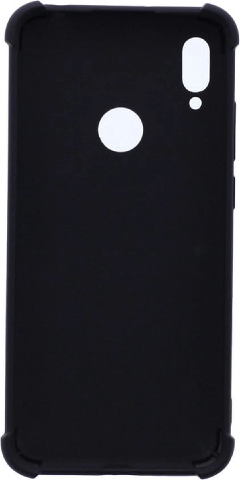 Motorola Moto E6 Plus Hoesjes – Siliconen Backcover – Schokbestendig – Anti Shock – Zwart