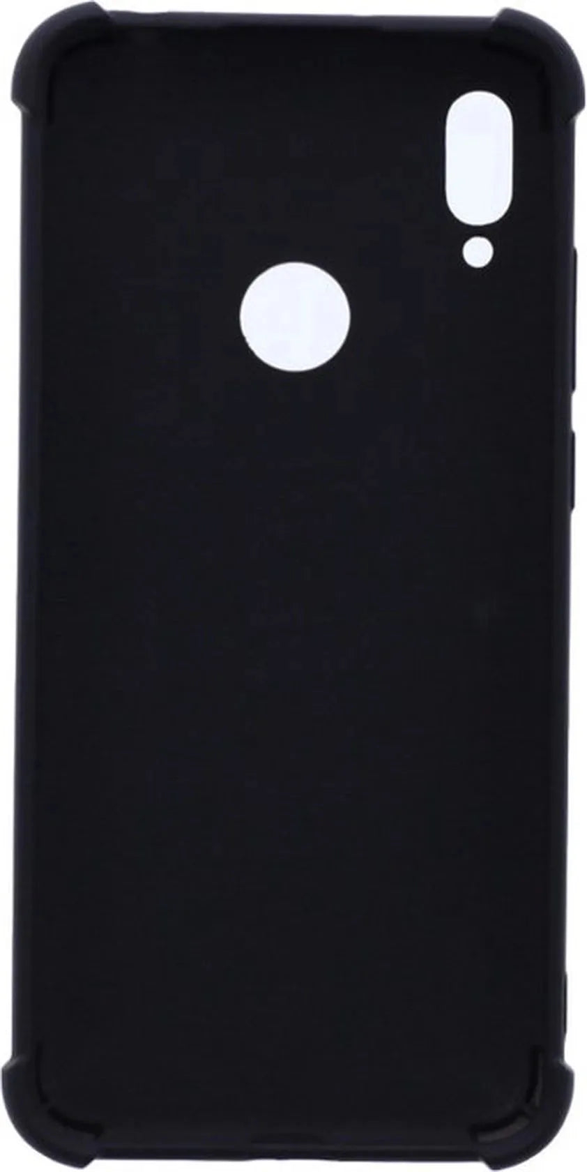 Motorola Moto E6 Plus Hoesjes – Siliconen Backcover – Schokbestendig – Anti Shock – Zwart-Ilumina Benelux