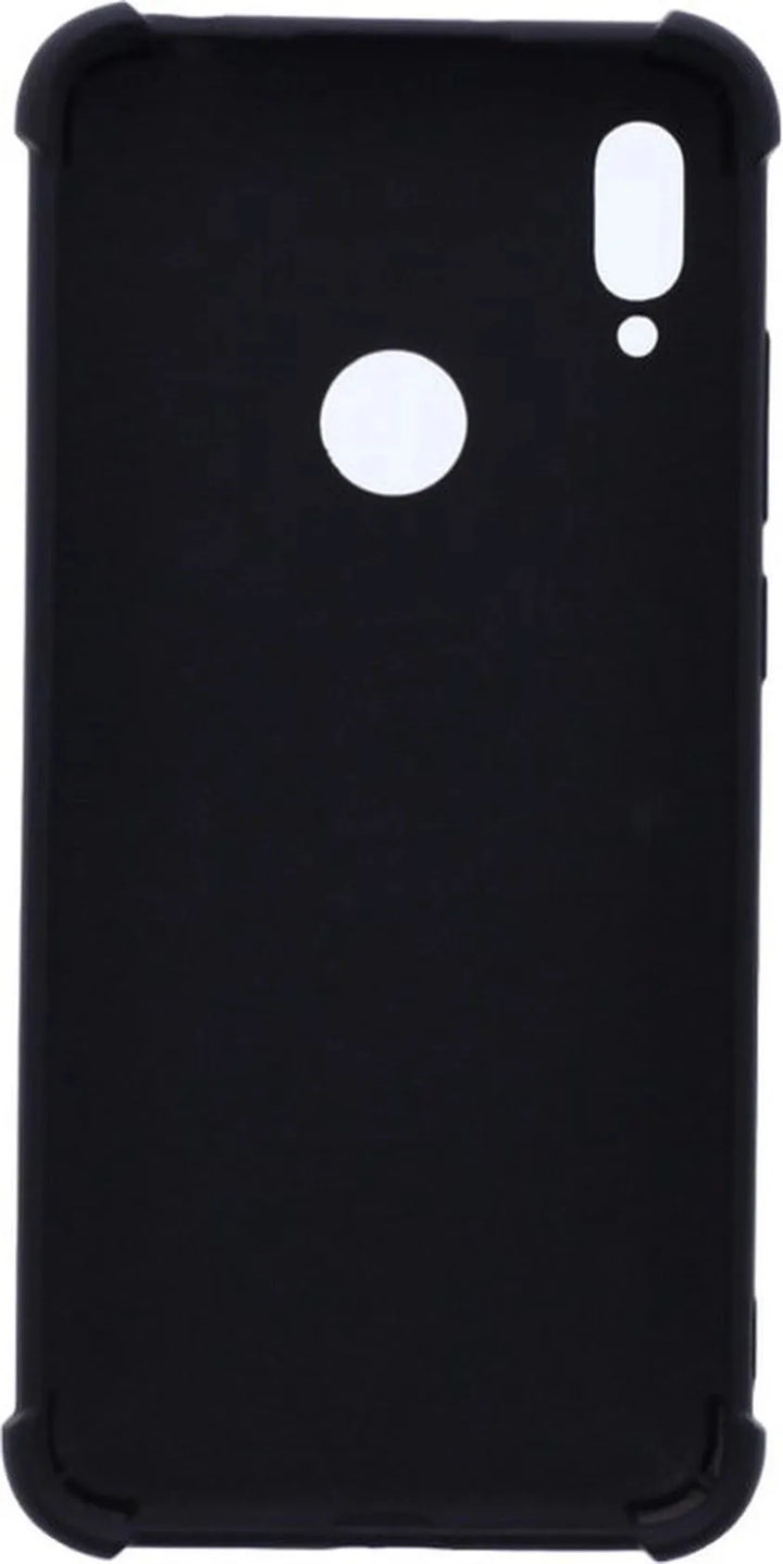 Motorola Moto E6 Plus Hoesjes – Siliconen Backcover – Schokbestendig – Anti Shock – Zwart-Ilumina Benelux