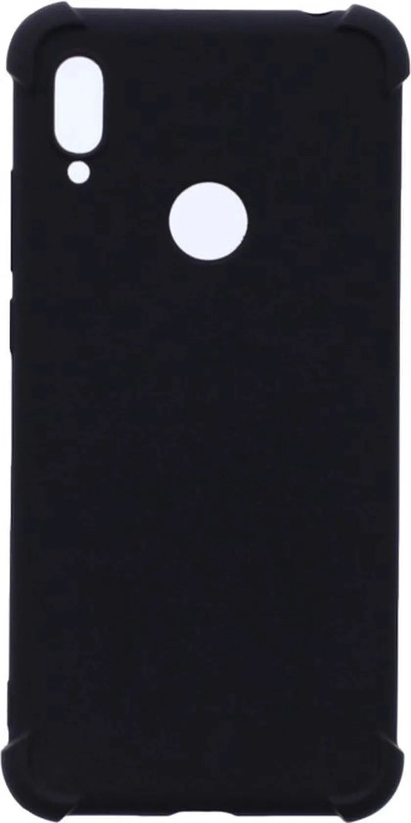 Motorola Moto E6 Plus Hoesjes – Siliconen Backcover – Schokbestendig – Anti Shock – Zwart-Ilumina Benelux