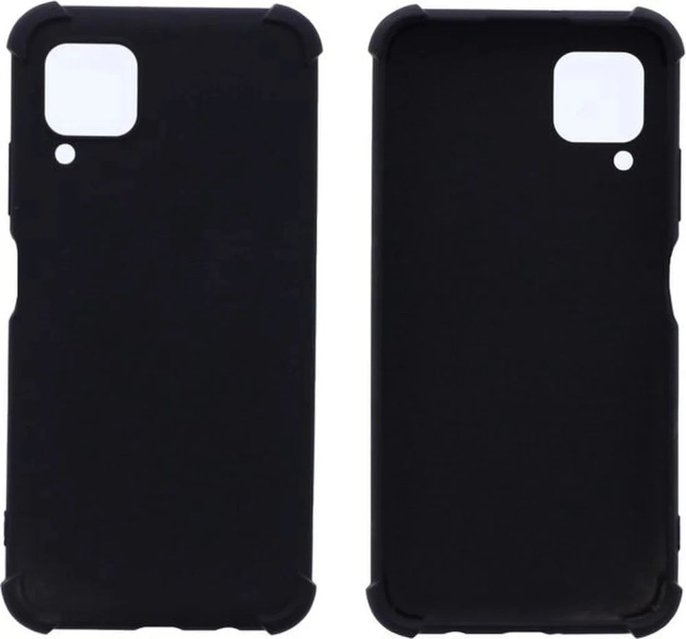 Huawei P40 Lite Hoesjes – Siliconen Backcover – Schokbestendig Anti Shock – Zwart-Ilumina Benelux