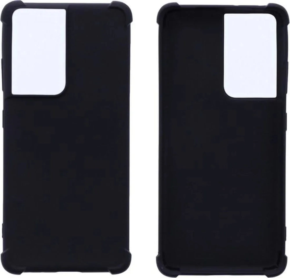 Samsung Galaxy S21 Ultra Hoesjes – Siliconen Backcover – Schokbestendig – Anti Shock – Zwart-Ilumina Benelux