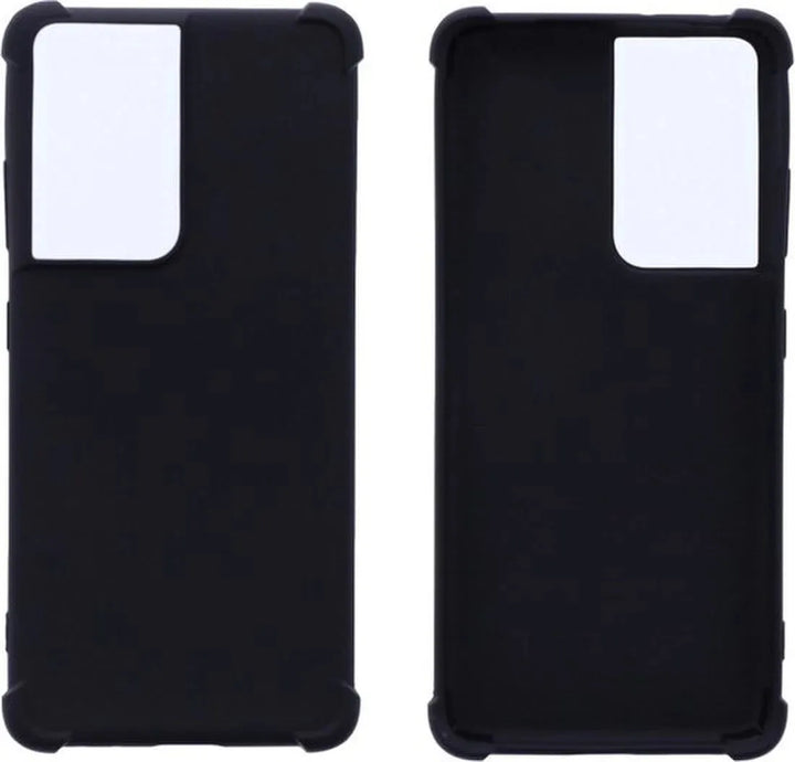 Samsung Galaxy S21 Ultra Hoesjes – Siliconen Backcover – Schokbestendig – Anti Shock – Zwart-Ilumina Benelux