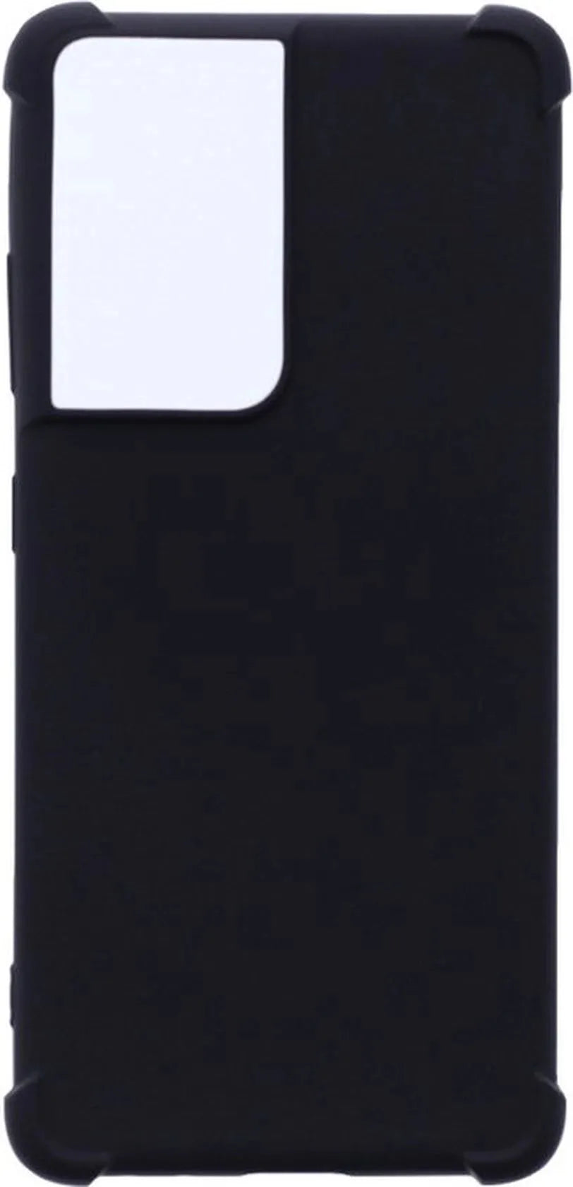 Samsung Galaxy S21 Ultra Hoesjes – Siliconen Backcover – Schokbestendig – Anti Shock – Zwart-Ilumina Benelux