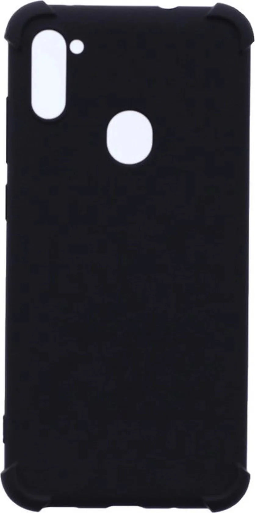 Samsung Galaxy A11 Hoesjes – Siliconen Backcover – Schokbestendig – Anti Shock – Zwart-Ilumina Benelux