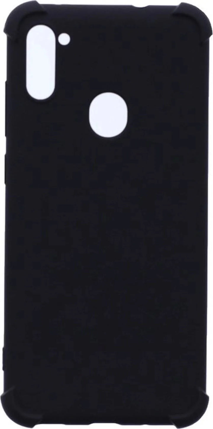 Samsung Galaxy A11 Hoesjes – Siliconen Backcover – Schokbestendig – Anti Shock – Zwart-Ilumina Benelux