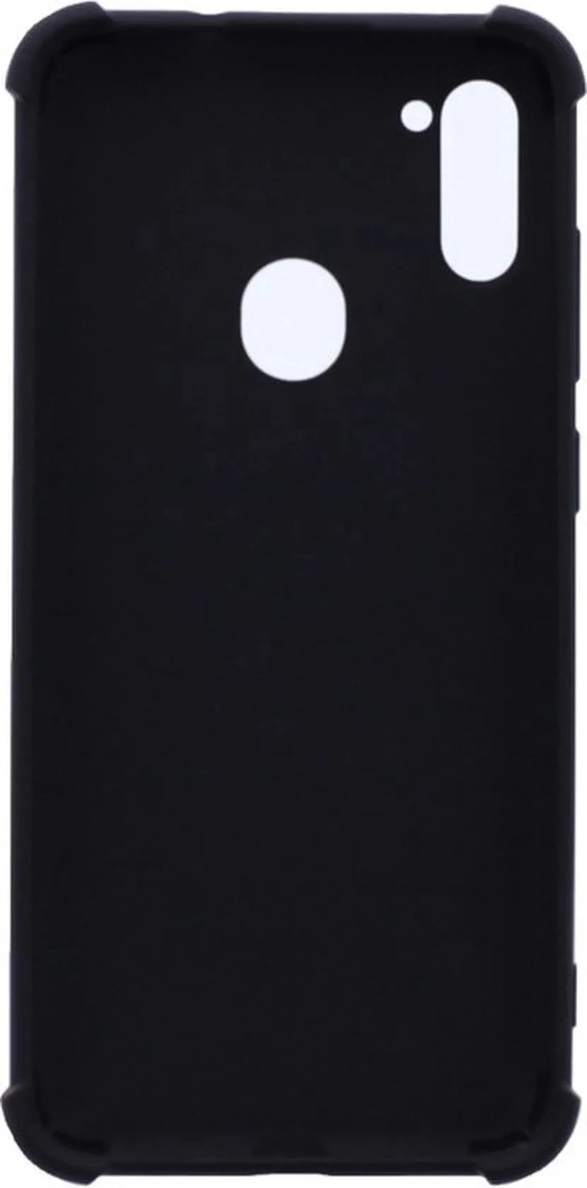 Samsung Galaxy A11 Hoesjes – Siliconen Backcover – Schokbestendig – Anti Shock – Zwart-Ilumina Benelux