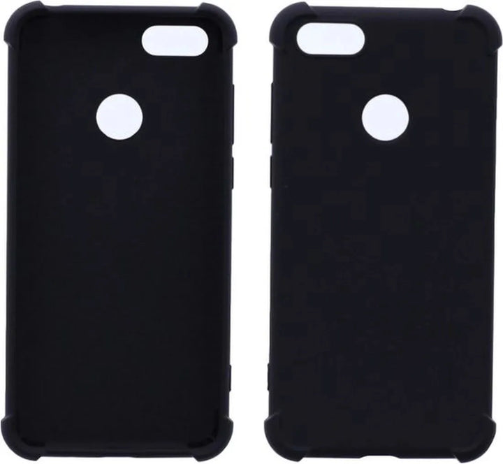 Motorola Moto E6 Play Hoesjes – Siliconen Backcover – Schokbestendig – Zwart-Ilumina Benelux
