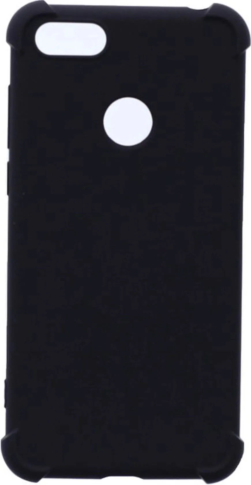 Motorola Moto E6 Play Hoesjes – Siliconen Backcover – Schokbestendig – Zwart-Ilumina Benelux
