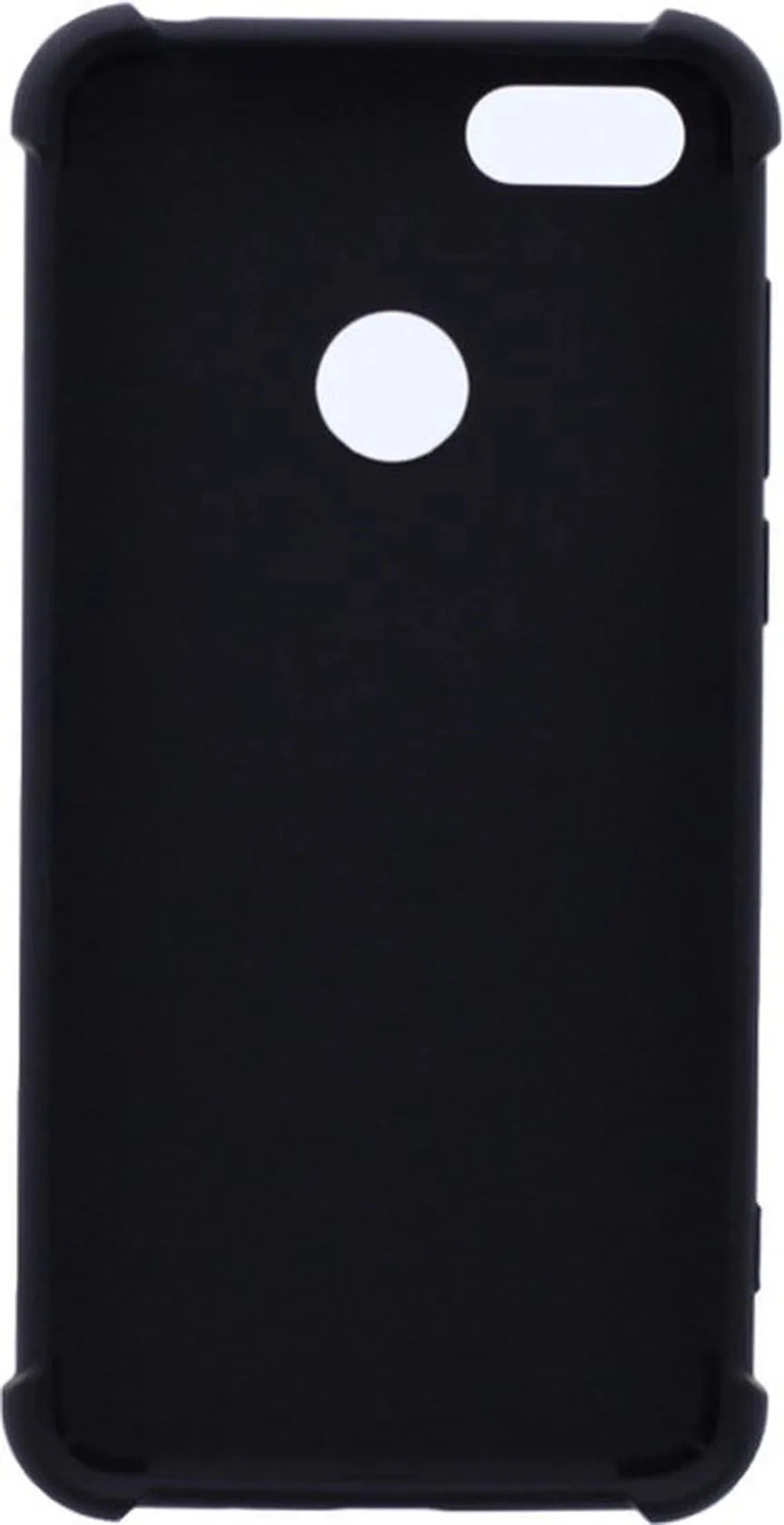 Motorola Moto E6 Play Hoesjes – Siliconen Backcover – Schokbestendig – Zwart-Ilumina Benelux