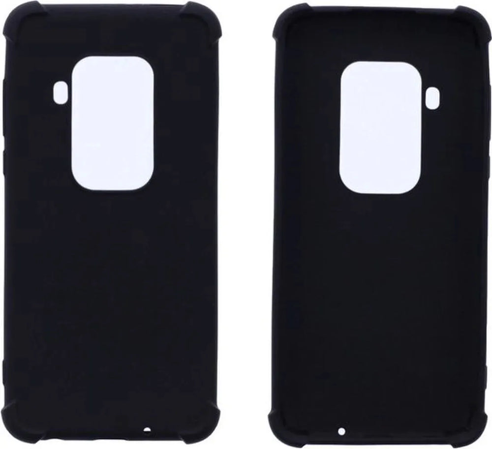 Motorola One Zoom Hoesjes – Siliconen Backcover – Schokbestendig Anti-Shock – Zwart-Ilumina Benelux