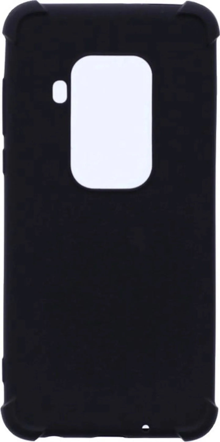 Motorola One Zoom Hoesjes – Siliconen Backcover – Schokbestendig Anti-Shock – Zwart-Ilumina Benelux