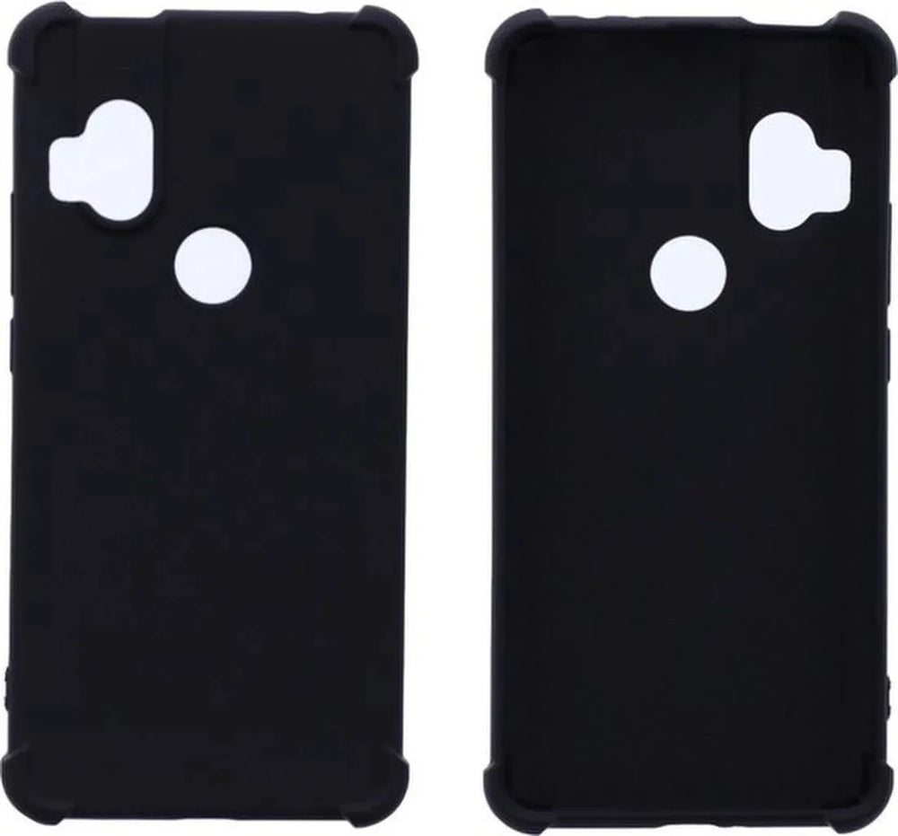 Motorola One Hyper Hoesjes – Siliconen Backcover – Schokbestendig – Anti Shock – Zwart-Ilumina Benelux