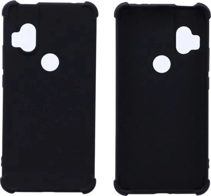 Motorola One Hyper Hoesjes – Siliconen Backcover – Schokbestendig – Anti Shock – Zwart-Ilumina Benelux