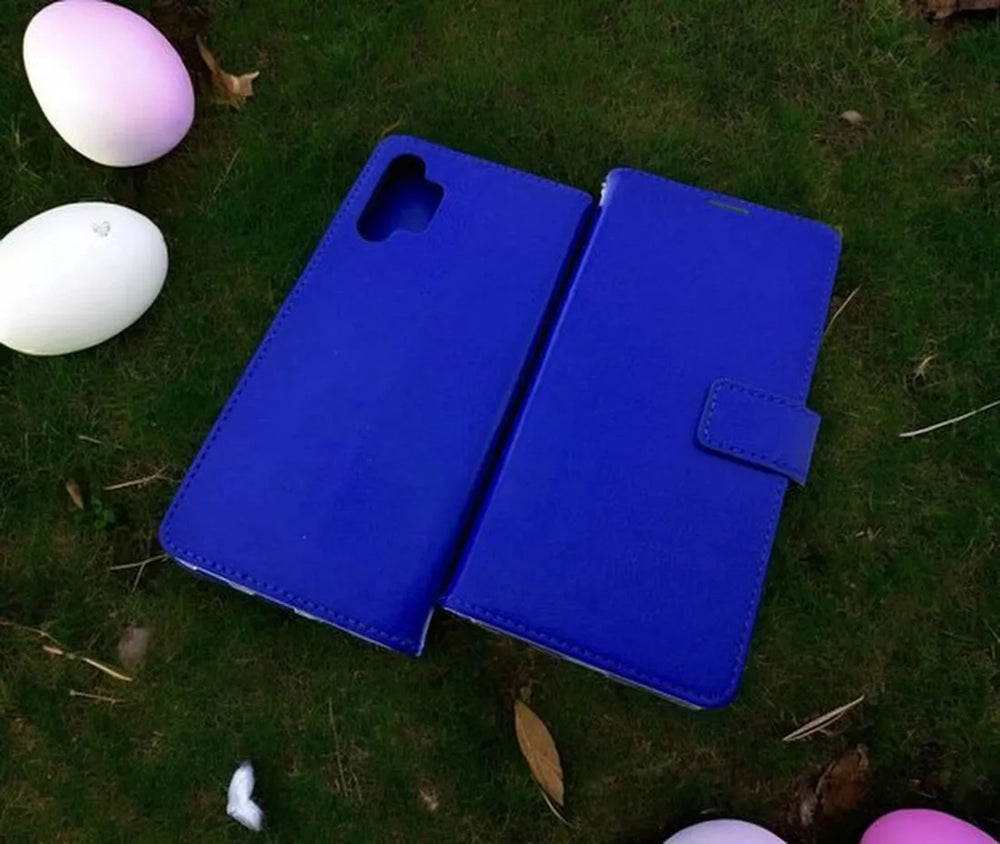 Samsung Galaxy A13 4G Hoesjes – Portemonnee Hoes – Magneetsluiting – Pasjeshouder – Blauw-Ilumina Benelux
