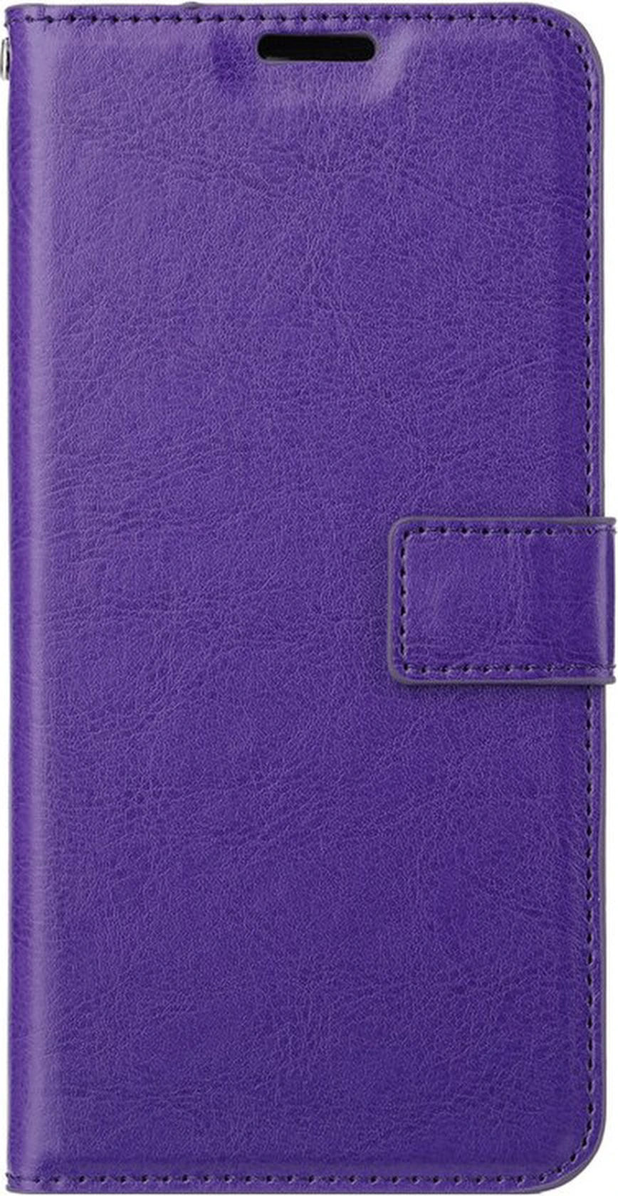 Motorola Moto G31/G41 Hoesjes – Portemonnee Bookcase – Pasjeshouder – 2x Screenprotector – Paars