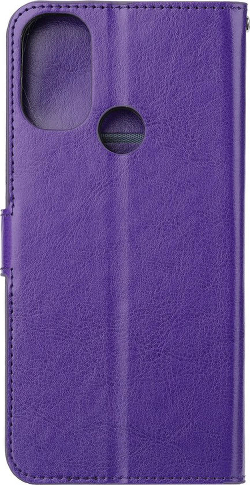 Motorola Moto G31/G41 Hoesjes – Portemonnee Bookcase – Pasjeshouder – 2x Screenprotector – Paars