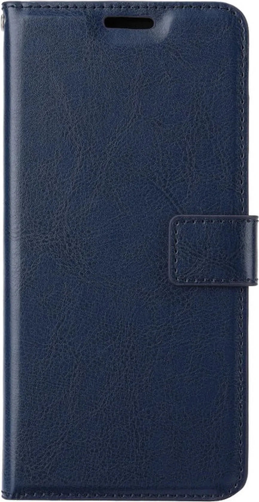 Xiaomi Redmi Note 10 4G Hoesjes – Bookcase Portemonnee – Pasjeshouder – Magneetsluiting – Blauw-Ilumina Benelux