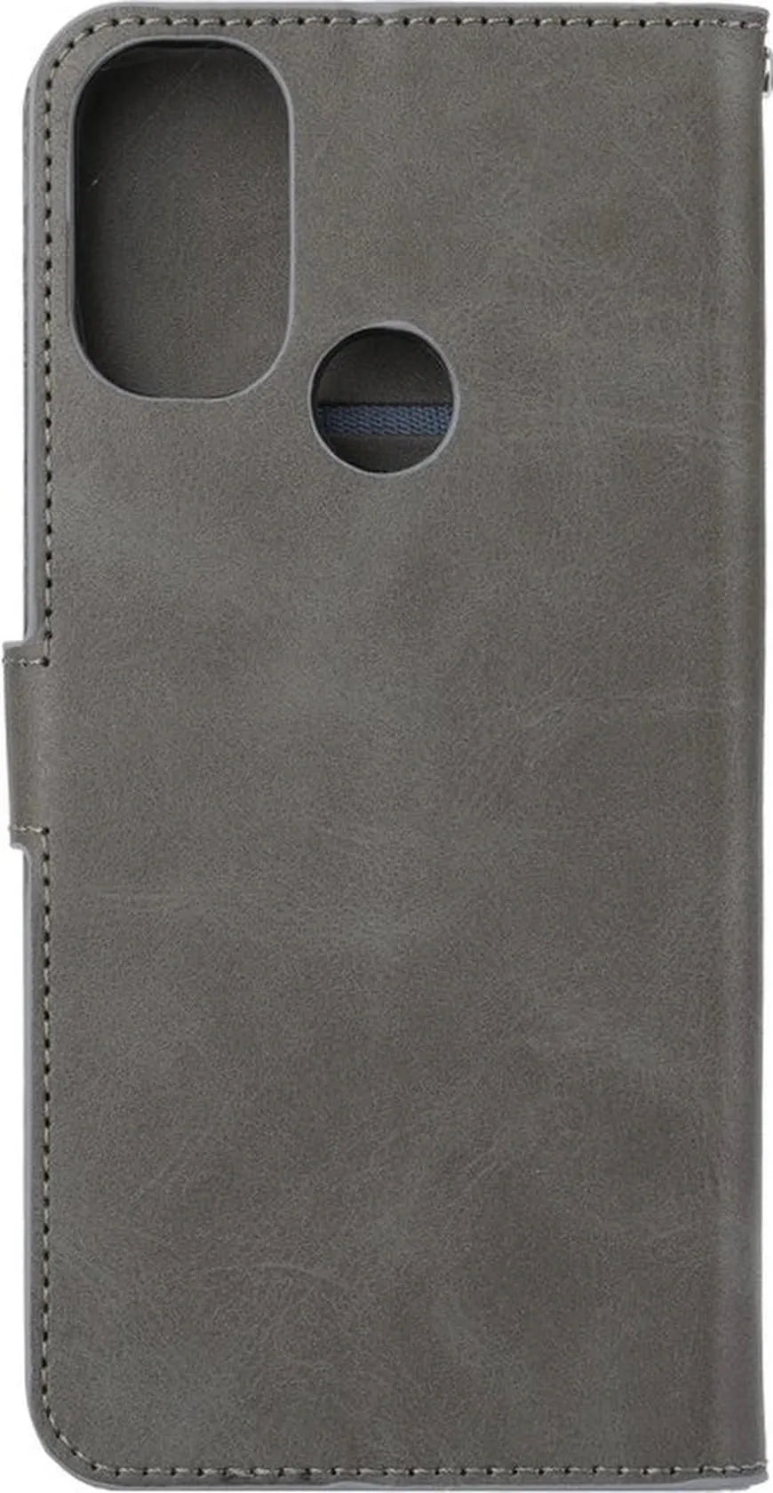 Motorola Moto G22 Hoesjes – Bookcase Portemonnee – Pasjeshouder – Magneetsluiting – Grijs-Ilumina Benelux