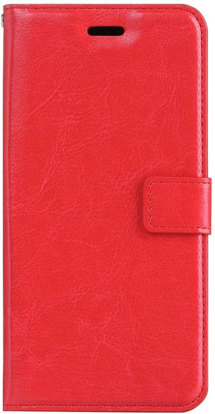 iPhone 6/6s Hoesjes – Portemonnee Bookcase – Pasjeshouder – Magneetsluiting – Rood-Ilumina Benelux
