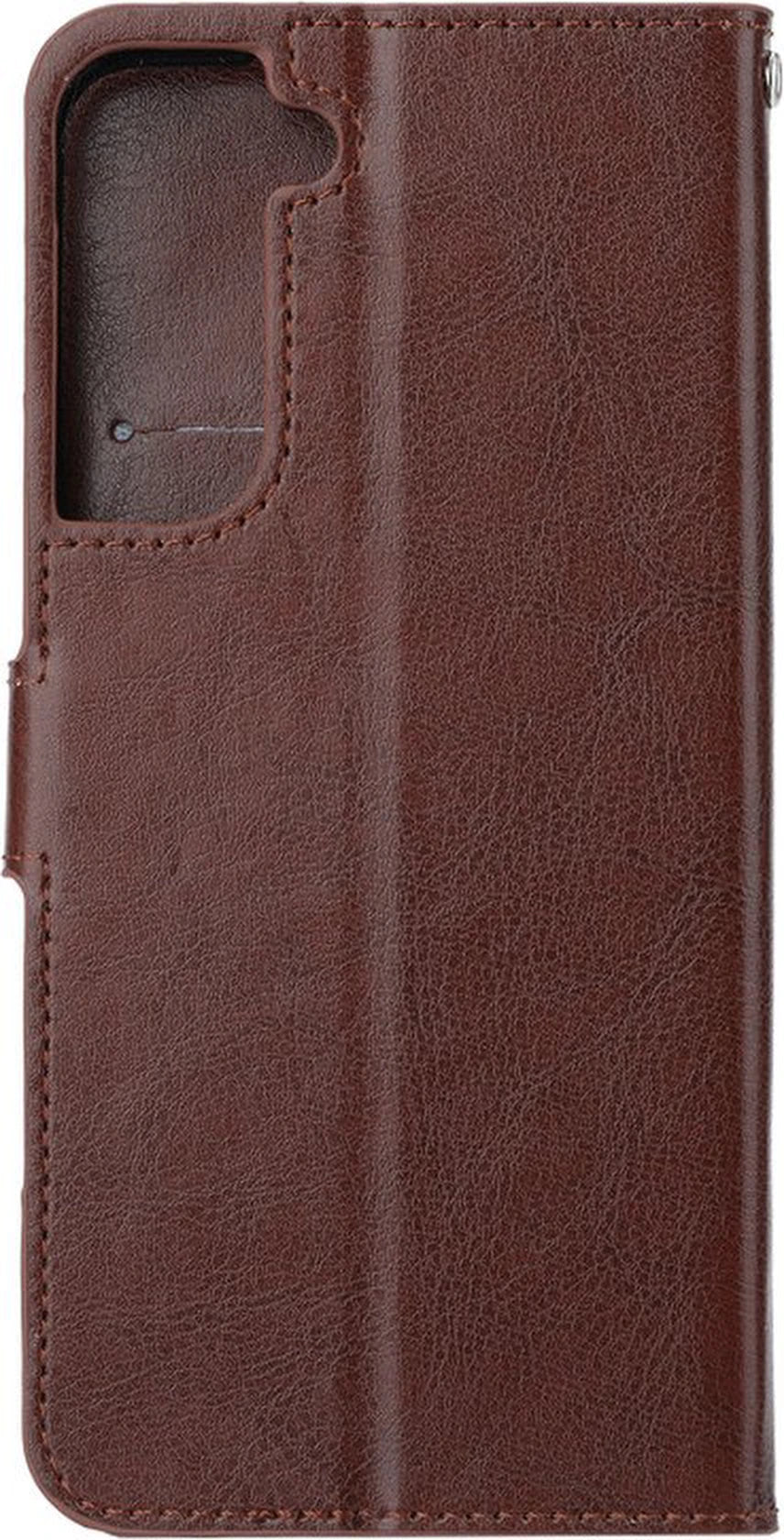 Samsung Galaxy S22 Hoesjes – Bookcase Portemonnee – Pasjeshouder – 3x Gehard Glas Screenprotector – Bruin