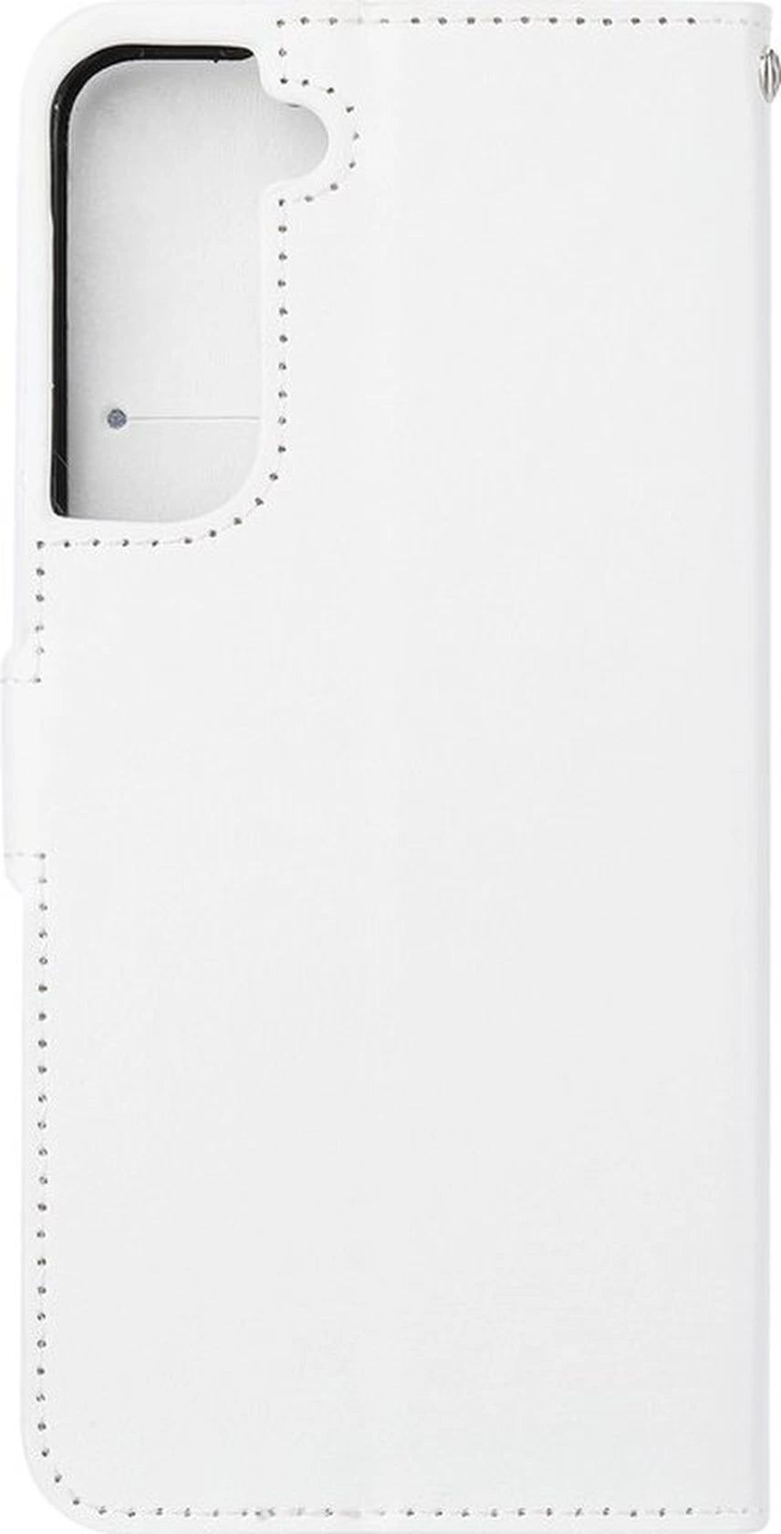 Samsung Galaxy S22 Hoesjes – Portemonnee Hoes – Pasjeshouder – Magneetsluiting – Wit