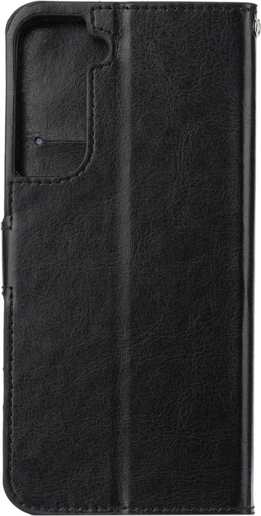 Samsung Galaxy S22 Plus Hoesjes – Portemonnee Hoes – Pasjeshouder – 1x Gehard Glas Screenprotector – Zwart-Ilumina Benelux