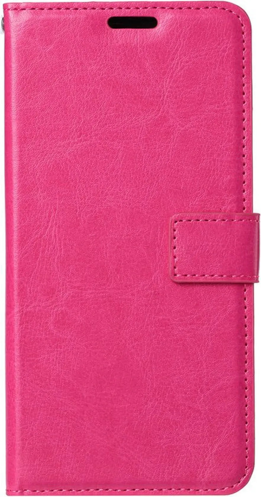 Samsung Galaxy S22 Plus Hoesjes – Portemonnee Hoes – Pasjeshouder – Magneetsluiting – Roze-Ilumina Benelux