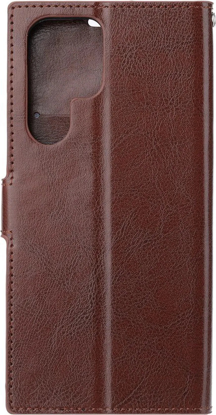 Samsung Galaxy S22 Ultra Hoesjes – Portemonnee Hoes – Pasjeshouder – Magneetsluiting – Bruin-Ilumina Benelux