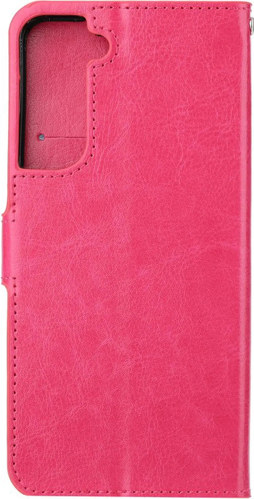 Samsung Galaxy S21 FE Hoesjes – Portemonnee Hoes – 2x Gehard Glas Screenprotector – Magneetsluiting – Roze-Ilumina Benelux