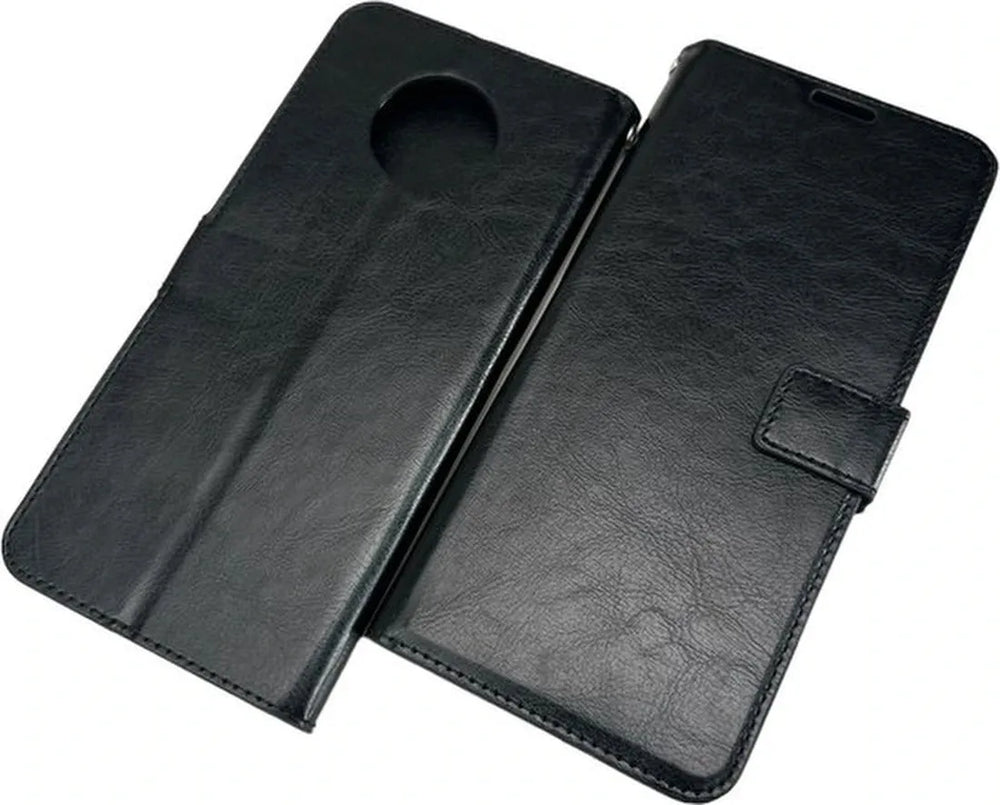 Nokia G50 Hoesjes – Portemonnee Hoes – Pasjeshouder – Inclusief Screenprotector – Zwart-Ilumina Benelux