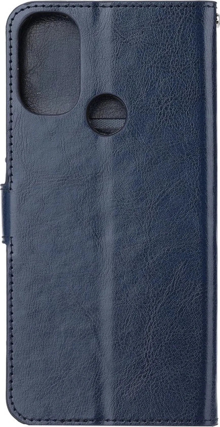 Motorola Moto G10/G20/G30 Hoesjes – Bookcase Portemonnee – Magneetsluiting – 3 Screenprotectors – Blauw-Ilumina Benelux