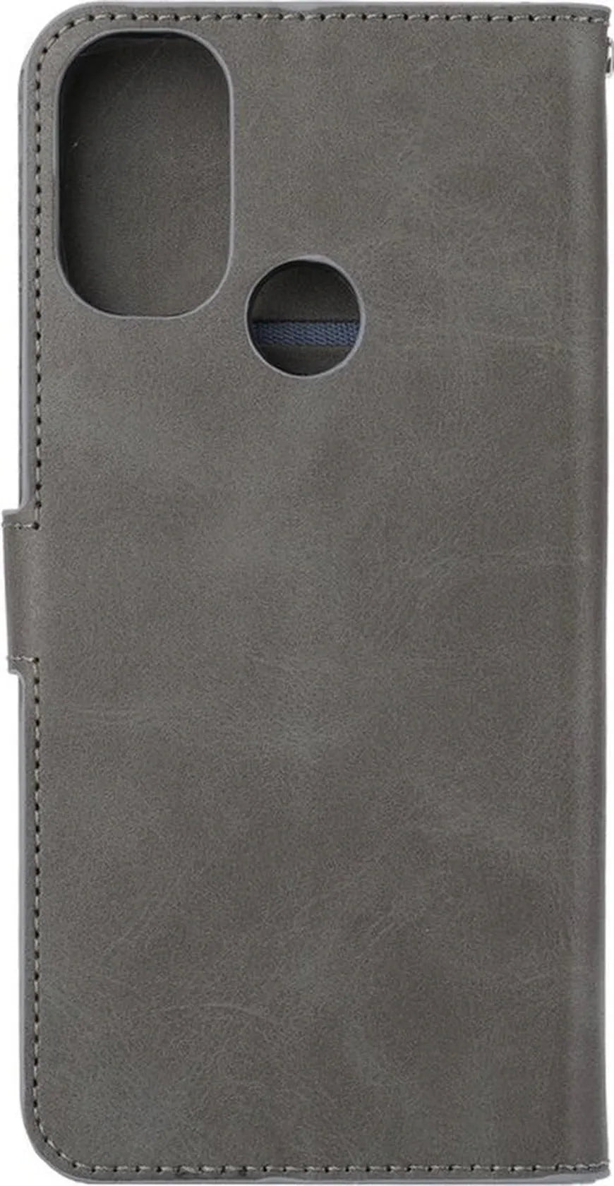 Motorola Moto G10/G20/G30 Hoesjes – Portemonnee Hoes – Pasjeshouder – Magneetsluiting – Grijs-Ilumina Benelux