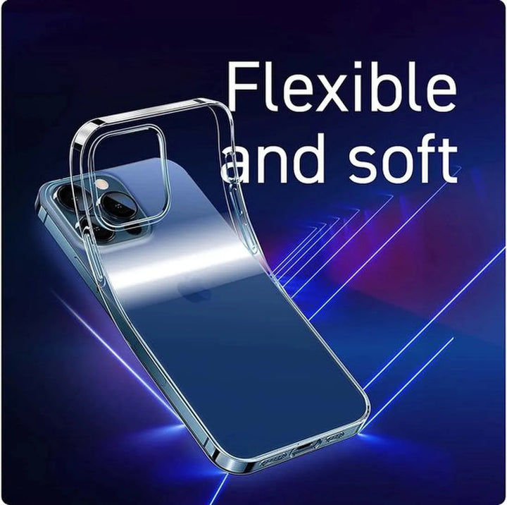 iPhone 14 Hoesjes – Siliconen Backcover – Transparant – Incl. 2x Screenprotector Gehard Glas – Anti-kras-Ilumina Benelux