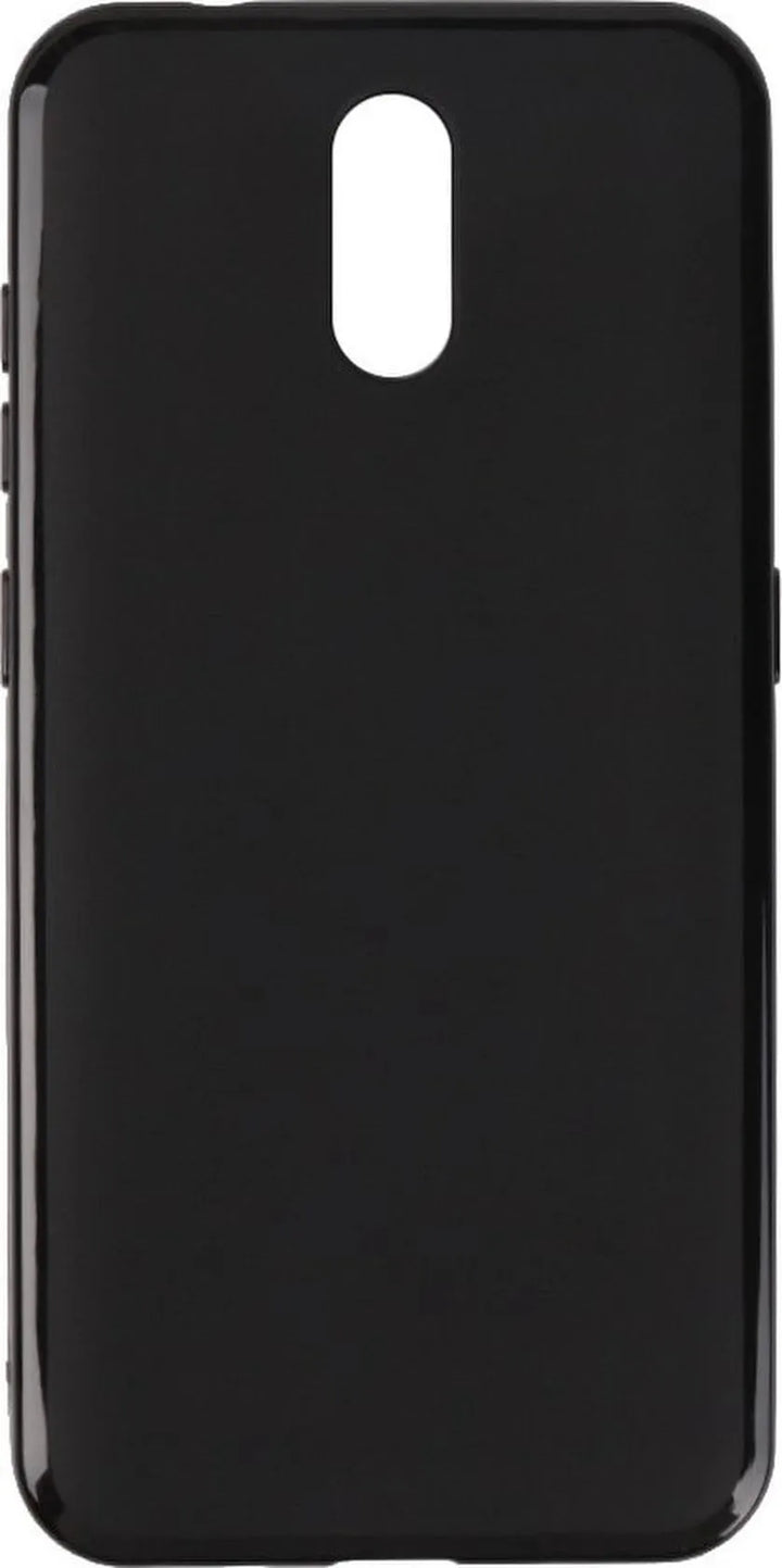 Nokia 2.3 Hoesjes – Siliconen Backcover – Schokbestendig – Inclusief Gehard Glas Screenprotector – Zwart-Ilumina Benelux