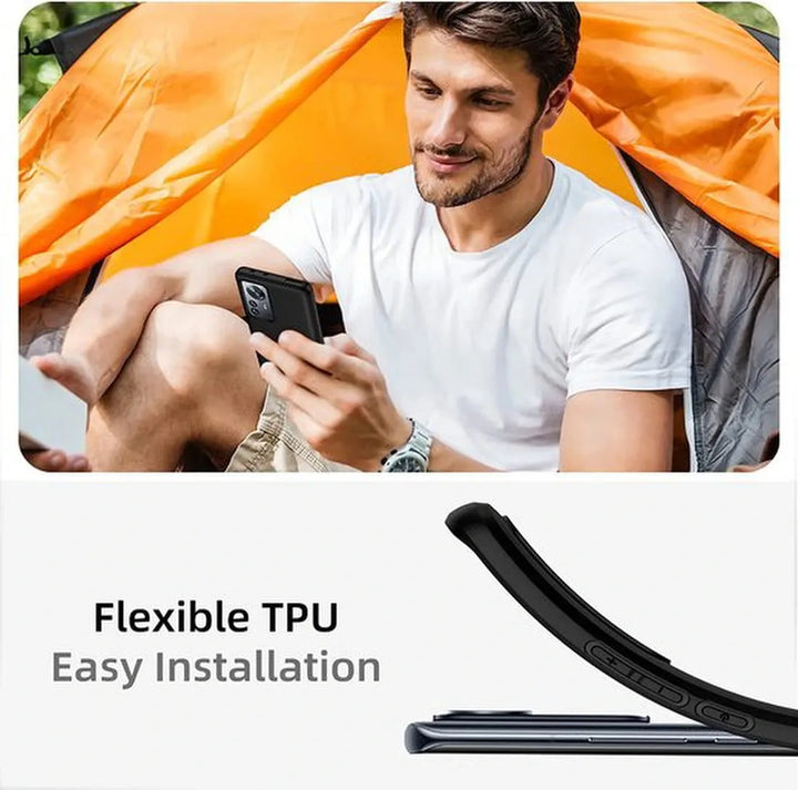 Xiaomi 12 Pro Hoesjes – Siliconen Backcover – Schokbestendig – Incl. 3x Screenprotector Gehard Glas – Zwart-Ilumina Benelux