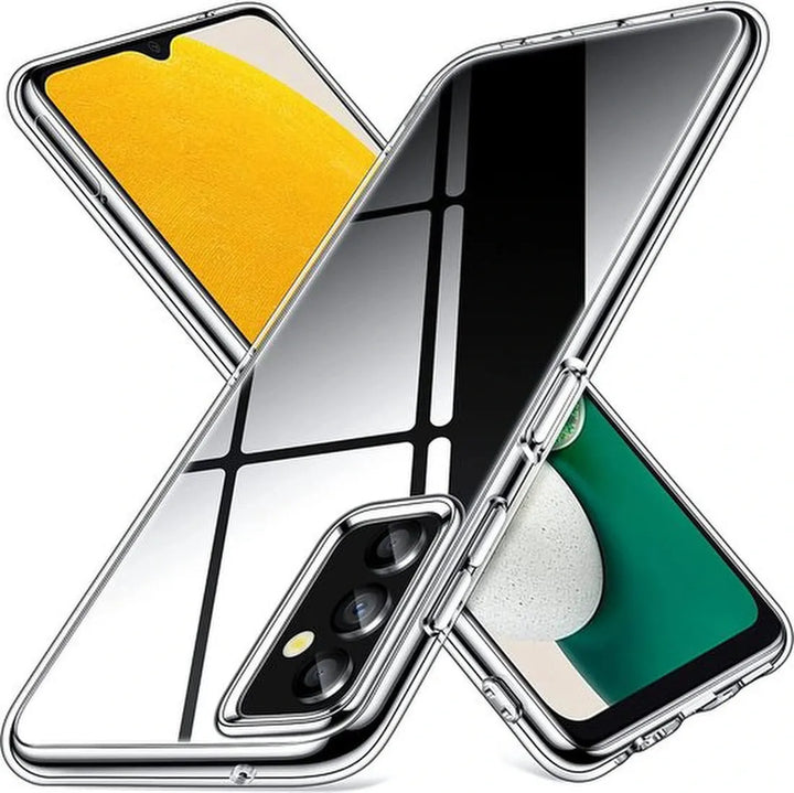 Samsung Galaxy A13 5G / A04s Hoesjes – Siliconen Backcover – Transparant – Inclusief Screenprotector-Ilumina Benelux