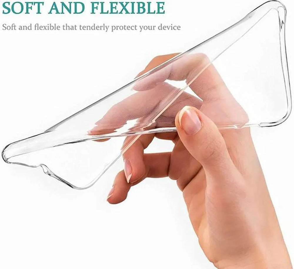 Xiaomi 11T/11T Pro Hoesjes – Transparante Siliconen Backcover – Inclusief 3x Screenprotector Gehard Glas – Anti-kras-Ilumina Benelux