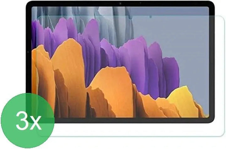 Screenprotector – Geschikt voor Samsung Galaxy Tab S7/S8 – 3-Pack – Gehard Glas – Anti-Kras – Tempered Glas-tabletscreenprotectors-Ilumina Benelux