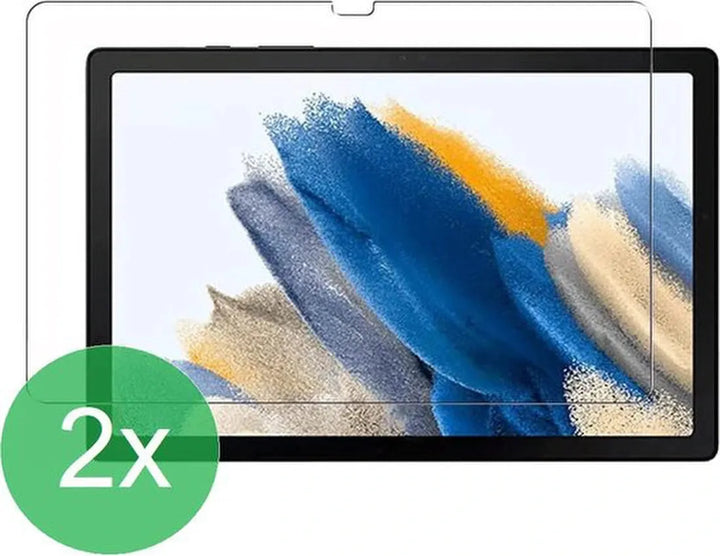Screenprotector – Geschikt voor Samsung Galaxy Tab A8 10.5 (2021) – 2x Gehard Glas – Anti-kras – Tempered Glas-tabletscreenprotectors-Ilumina Benelux