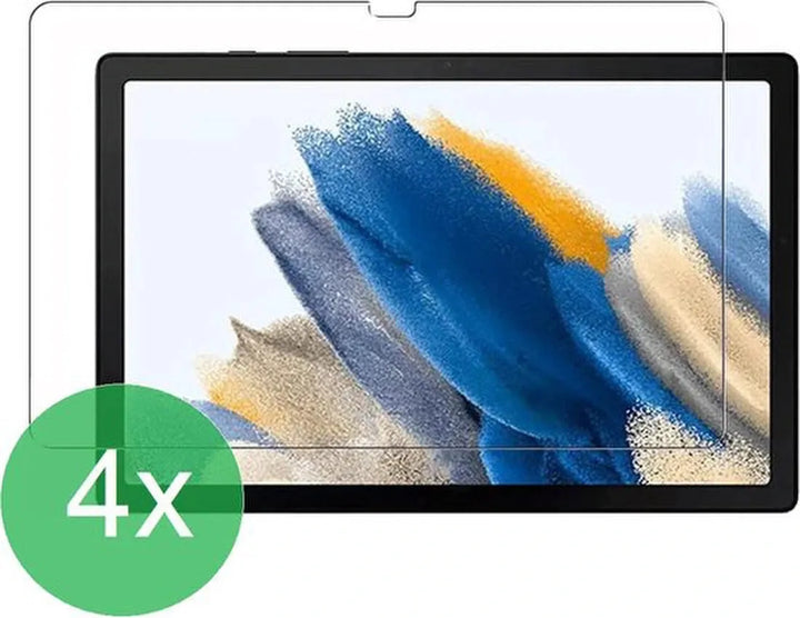 Screenprotector – Geschikt voor Samsung Galaxy Tab A8 10.5 (2021) – Gehard Glas – Anti-kras – 4-Pack Tempered Glas-tabletscreenprotectors-Ilumina Benelux