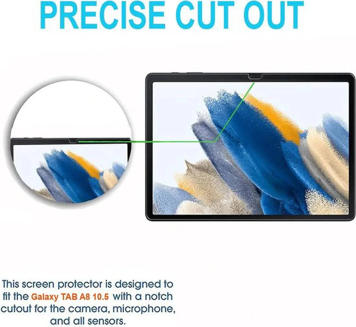 Screenprotector – Geschikt voor Samsung Galaxy Tab A8 10.5 (2021) – Gehard Glas – Anti-kras – 4-Pack Tempered Glas-tabletscreenprotectors-Ilumina Benelux