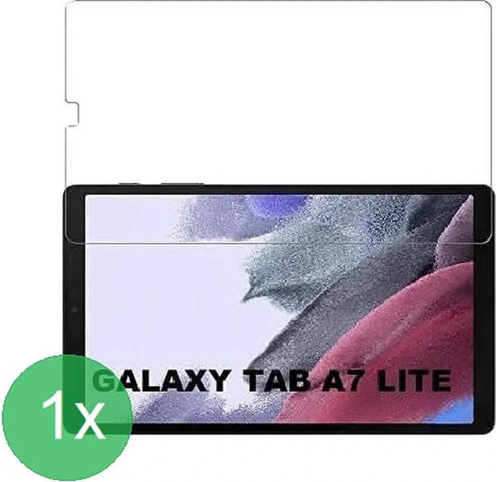 Screenprotector – Geschikt voor Samsung Galaxy Tab A7 Lite – Gehard Glas – Anti Kras – Tempered Glas – 1x-tabletscreenprotectors-Ilumina Benelux