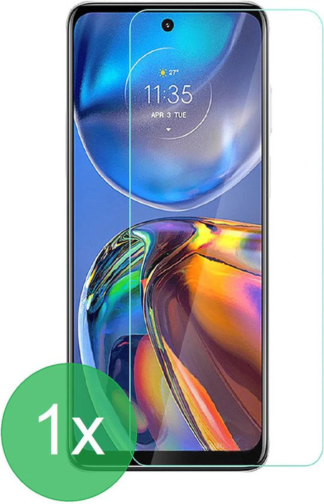 Screenprotector - Geschikt voor Motorola Moto E32 Screenprotector 1x - 9H Glas (1-Pack)