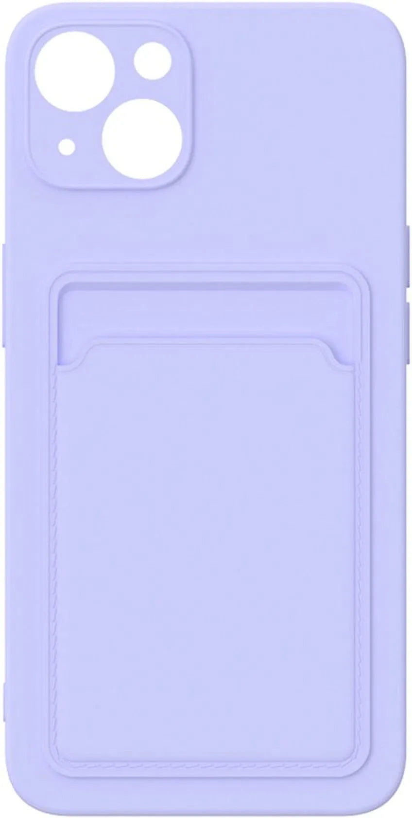 iPhone 12 Mini Hoesjes – Siliconen Backcover – Pasjeshouder – TPU – Lila-Ilumina Benelux