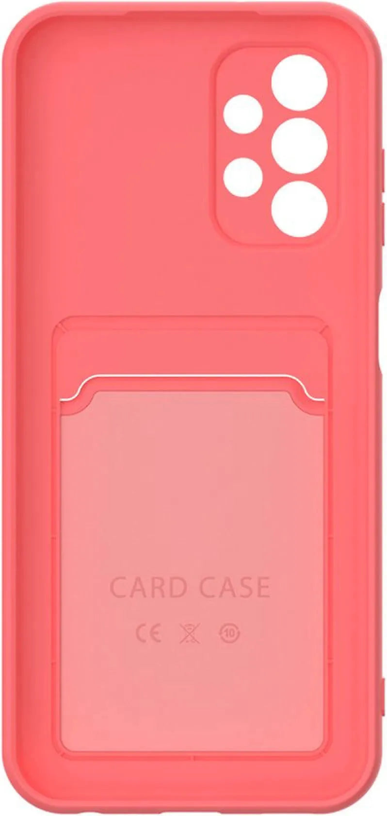 Samsung Galaxy A73 5G Hoesjes – Siliconen Backcover – Pasjeshouder – TPU – Roze-Ilumina Benelux