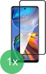 Full Cover Screenprotector - Geschikt voor Motorola Moto E32 - 9H Glas (1-Pack)
