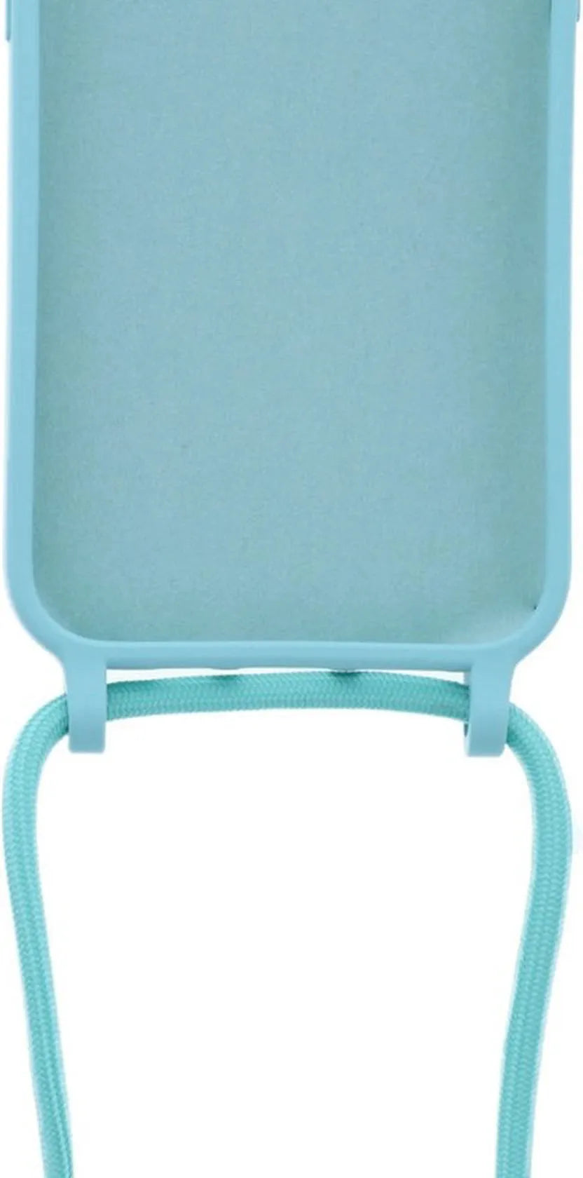 iPhone X/XS Hoesjes – Siliconen TPU Backcover – Kettingkoord – Turquoise-Ilumina Benelux